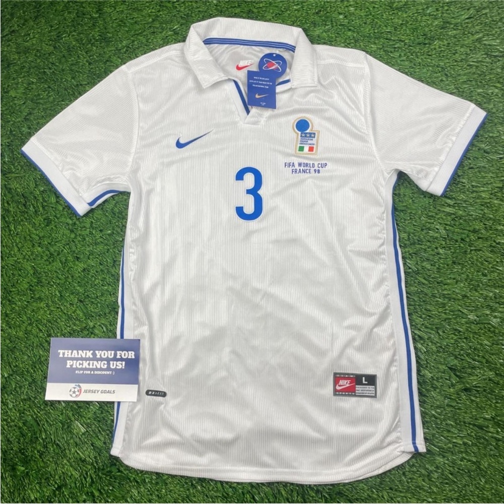 1998 World Cup Italy Away Jersey, Number
3 MALDINI, Size L
